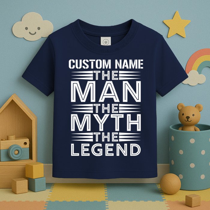 Custom Name The Man The Myth The Legend Toddler T-Shirt
