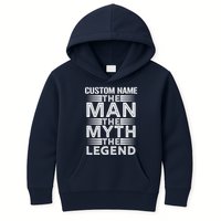 Custom Name The Man The Myth The Legend Kids Hoodie