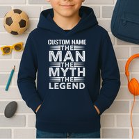 Custom Name The Man The Myth The Legend Kids Hoodie