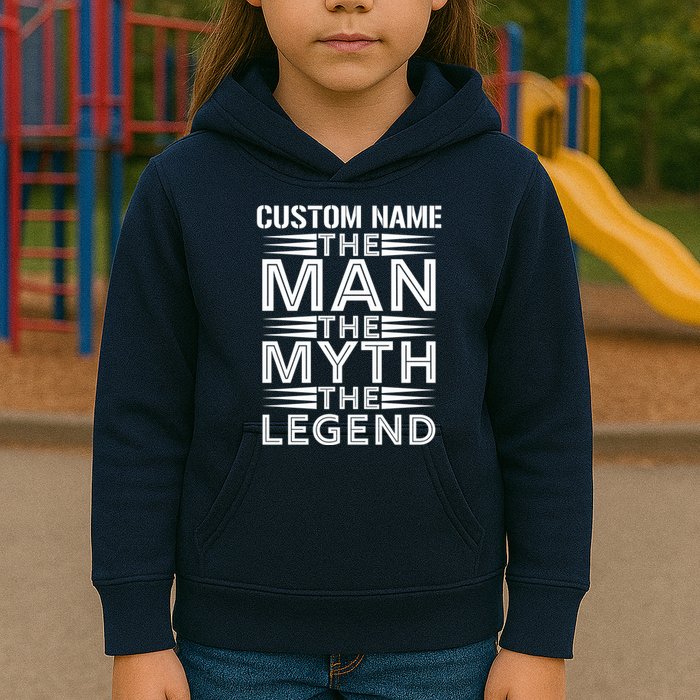 Custom Name The Man The Myth The Legend Kids Hoodie