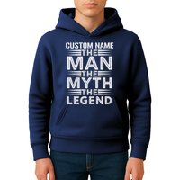 Custom Name The Man The Myth The Legend Kids Hoodie