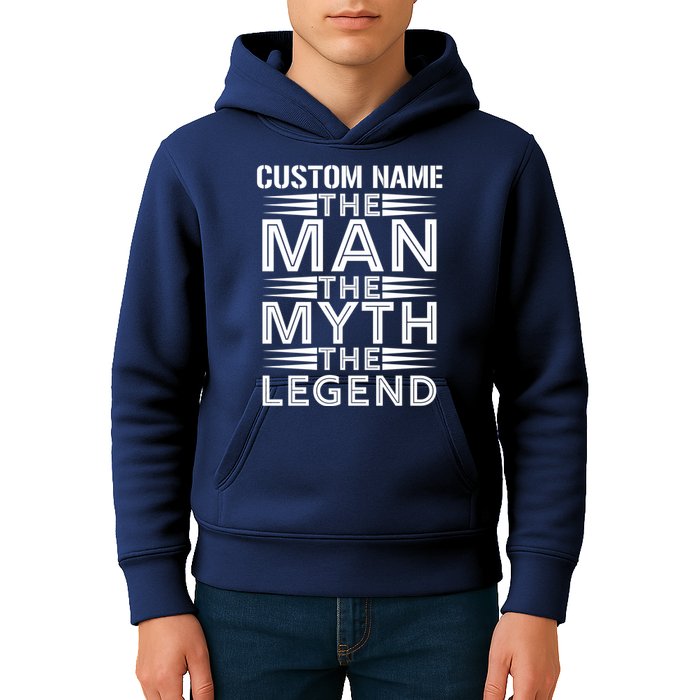 Custom Name The Man The Myth The Legend Kids Hoodie