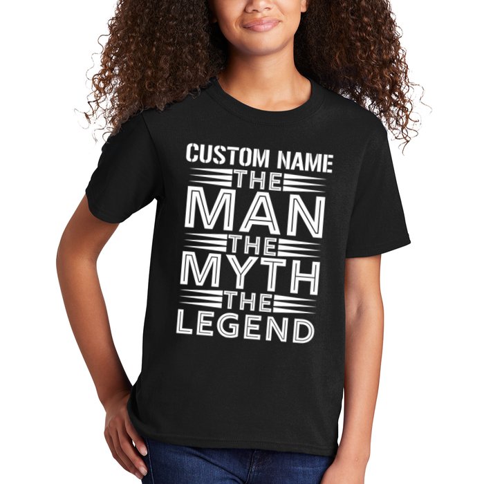 Custom Name The Man The Myth The Legend Kids T-Shirt