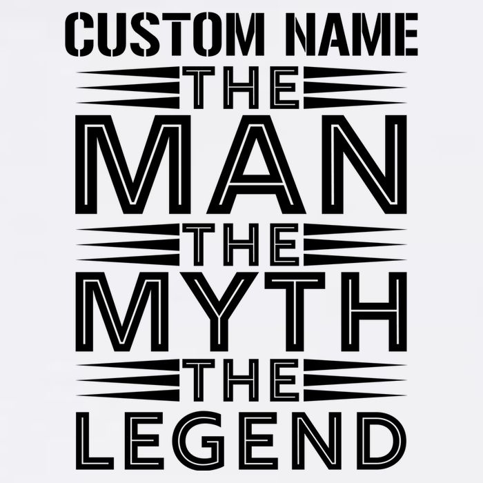 Custom Name The Man The Myth The Legend Garment-Dyed Sweatshirt