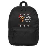 Cute Norfolk Terrier Dog Ugly Christmas Santa Paws 16 in Basic Backpack