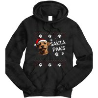 Cute Norfolk Terrier Dog Ugly Christmas Santa Paws Tie Dye Hoodie