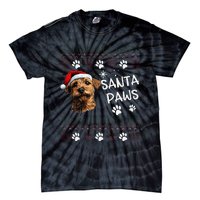 Cute Norfolk Terrier Dog Ugly Christmas Santa Paws Tie-Dye T-Shirt