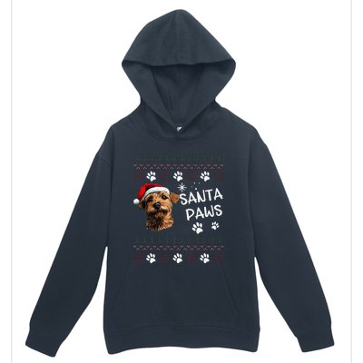 Cute Norfolk Terrier Dog Ugly Christmas Santa Paws Urban Pullover Hoodie