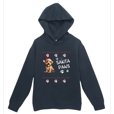 Cute Norfolk Terrier Dog Ugly Christmas Santa Paws Urban Pullover Hoodie