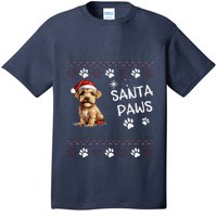 Cute Norfolk Terrier Dog Ugly Christmas Santa Paws T-Shirt