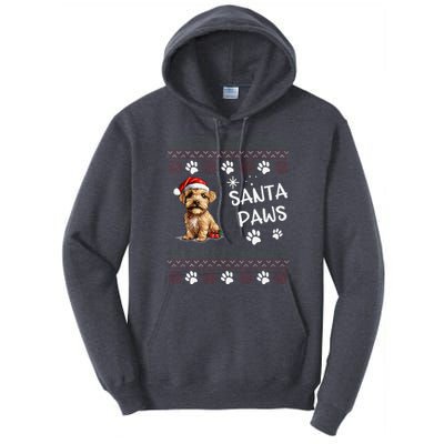 Cute Norfolk Terrier Dog Ugly Christmas Santa Paws Tall Hoodie