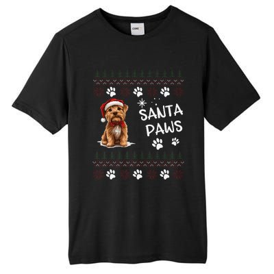 Cute Norfolk Terrier Dog Ugly Christmas Santa Paws Tall Fusion ChromaSoft Performance T-Shirt