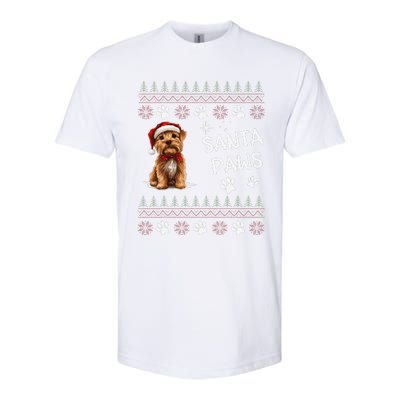 Cute Norfolk Terrier Dog Ugly Christmas Santa Paws Softstyle CVC T-Shirt