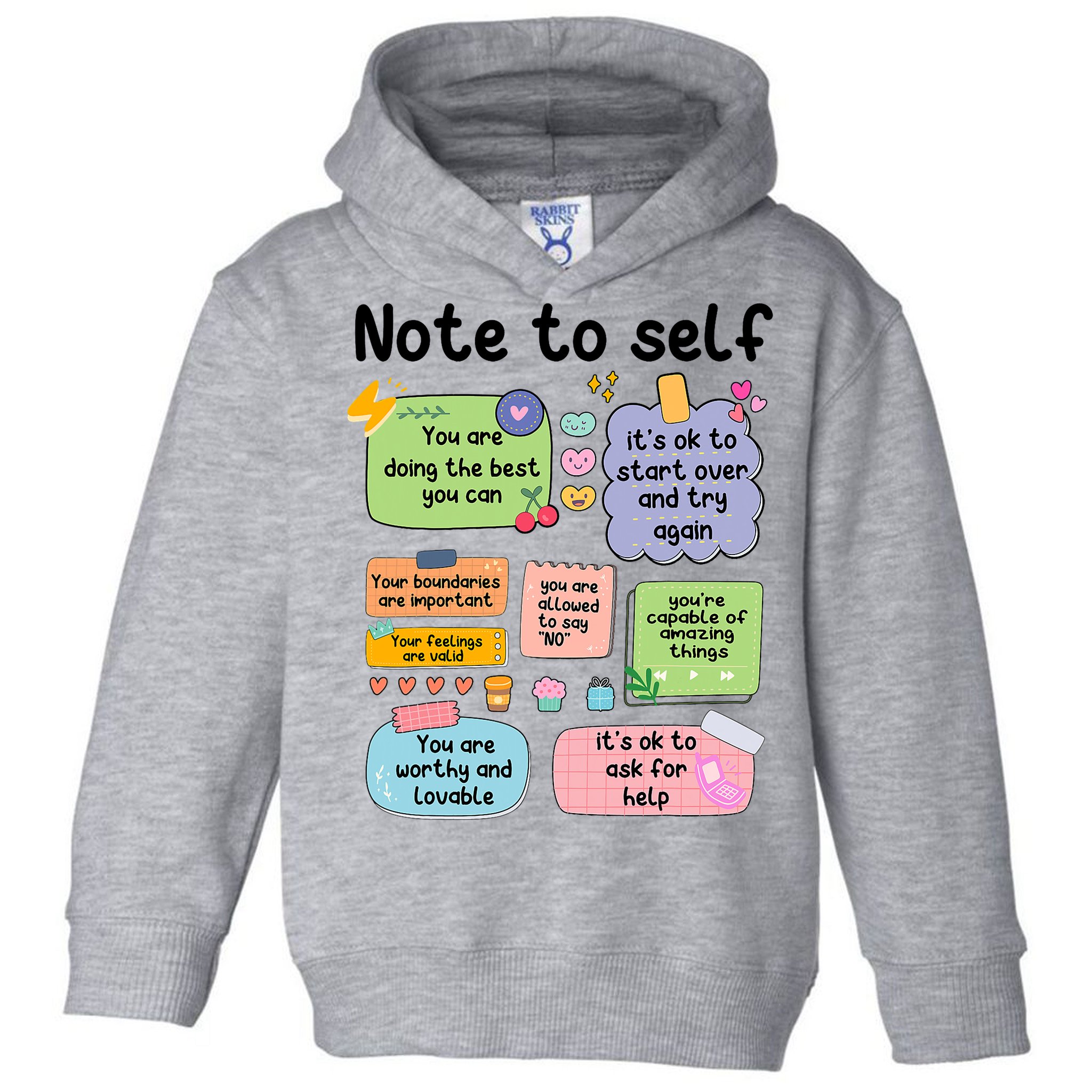Counselor Note To Self Mental Health School Psychologist Toddler Hoodie