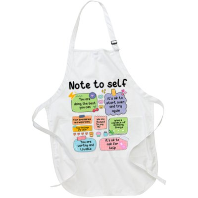 Counselor Note To Self Mental Health School Psychologist Apron