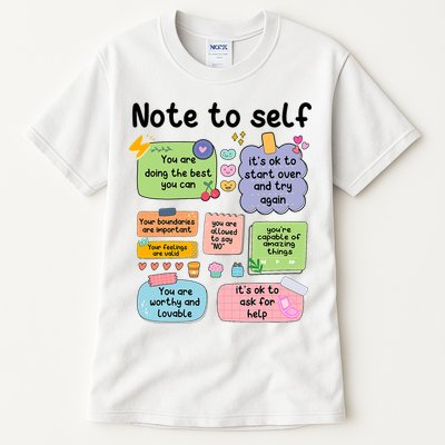 Counselor Note To Self Mental Health School Psychologist Tall T-Shirt