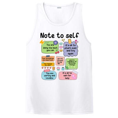 Counselor Note To Self Mental Health School Psychologist PosiCharge Competitor Tank