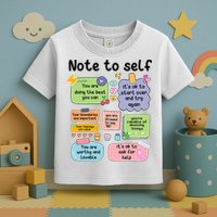 Counselor Note To Self Mental Health School Psychologist Toddler T-Shirt