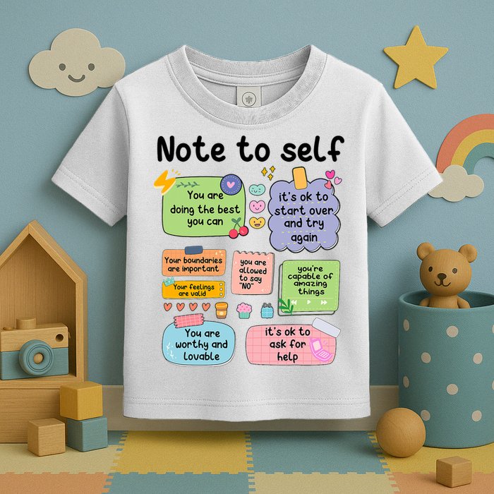 Counselor Note To Self Mental Health School Psychologist Toddler T-Shirt