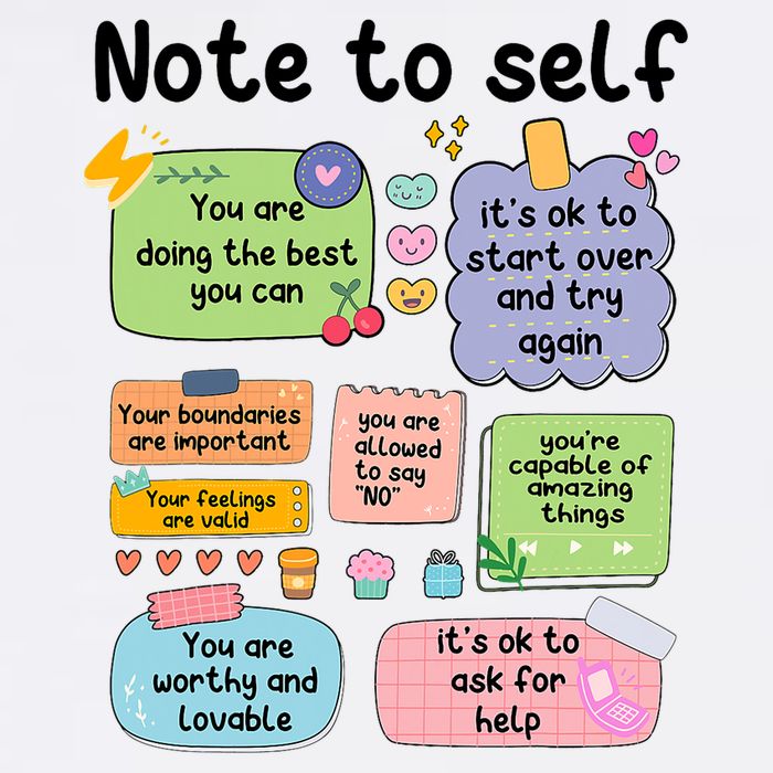 Counselor Note To Self Mental Health School Psychologist Toddler T-Shirt