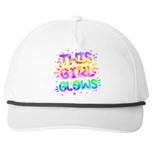 Cute Neon This Girl Glows Snapback Five-Panel Rope Hat