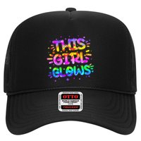 Cute Neon This Girl Glows Trucker Hat