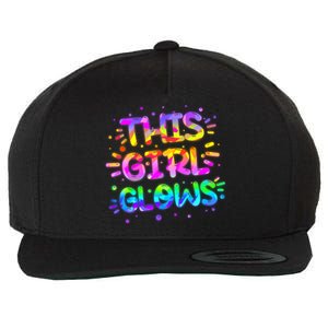 Cute Neon This Girl Glows Wool Snapback Cap