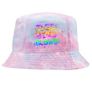 Cute Neon This Girl Glows Tie-Dyed Bucket Hat