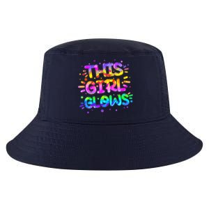 Cute Neon This Girl Glows Cool Comfort Performance Bucket Hat