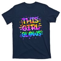 Cute Neon This Girl Glows T-Shirt