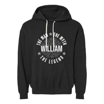 Custom Name The Man The Myth The Legend Garment-Dyed Fleece Hoodie