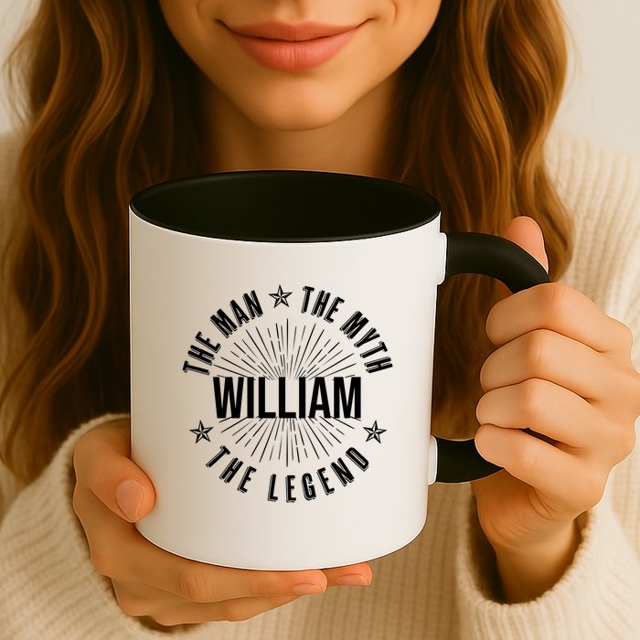 Custom Name The Man The Myth The Legend Mug