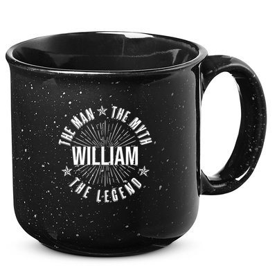 Custom Name The Man The Myth The Legend 15oz Campfire Ceramic Mug