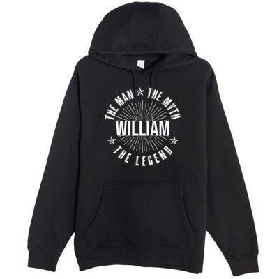 Custom Name The Man The Myth The Legend Premium Pullover Hoodie