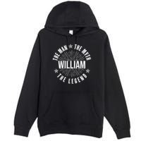 Custom Name The Man The Myth The Legend Premium Pullover Hoodie
