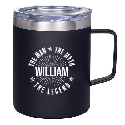 Custom Name The Man The Myth The Legend 12oz Stainless Steel Coffee Mug