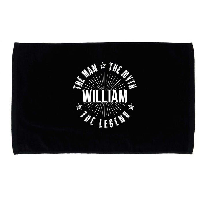 Custom Name The Man The Myth The Legend Microfiber Hand Towel