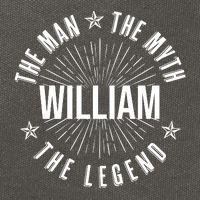 Custom Name The Man The Myth The Legend Cotton Canvas Backpack
