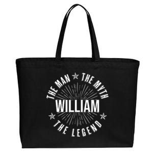 Custom Name The Man The Myth The Legend Cotton Canvas Jumbo Tote