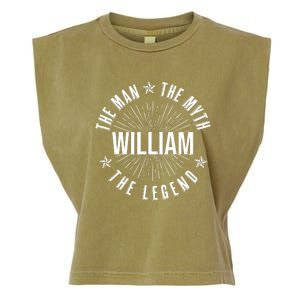 Custom Name The Man The Myth The Legend Garment-Dyed Women's Muscle Tee