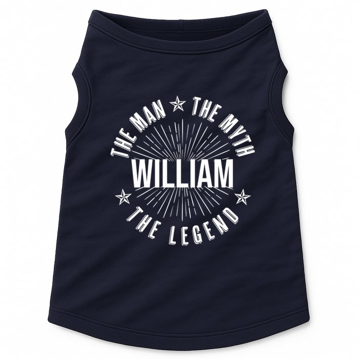 Custom Name The Man The Myth The Legend Doggie Tank
