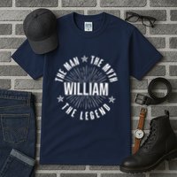 Custom Name The Man The Myth The Legend Tall T-Shirt