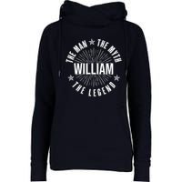 Custom Name The Man The Myth The Legend Womens Funnel Neck Pullover Hood