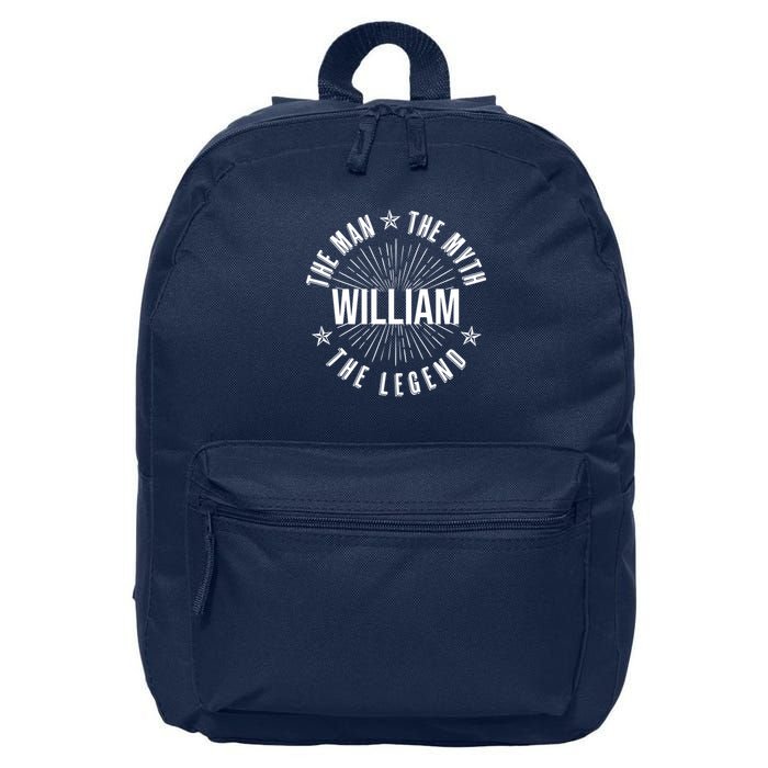 Custom Name The Man The Myth The Legend 16 in Basic Backpack