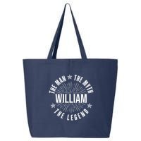 Custom Name The Man The Myth The Legend 25L Jumbo Tote