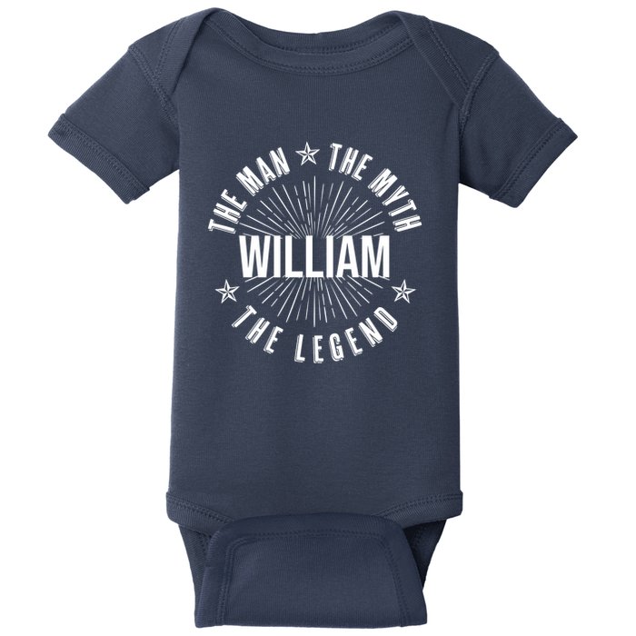 Custom Name The Man The Myth The Legend Baby Bodysuit