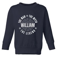 Custom Name The Man The Myth The Legend Toddler Sweatshirt