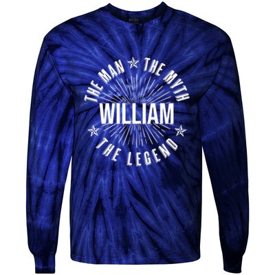 Custom Name The Man The Myth The Legend Tie-Dye Long Sleeve Shirt