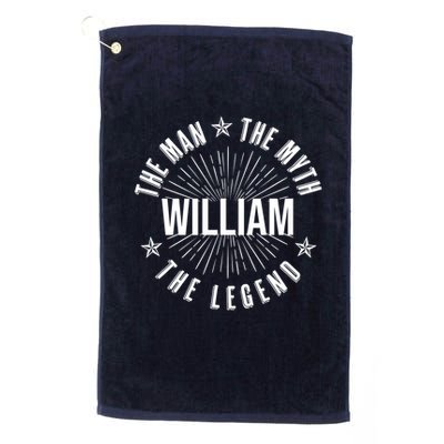 Custom Name The Man The Myth The Legend Golf Towel