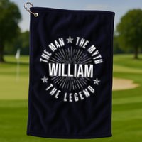 Custom Name The Man The Myth The Legend Golf Towel